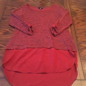 Burgundy tunic